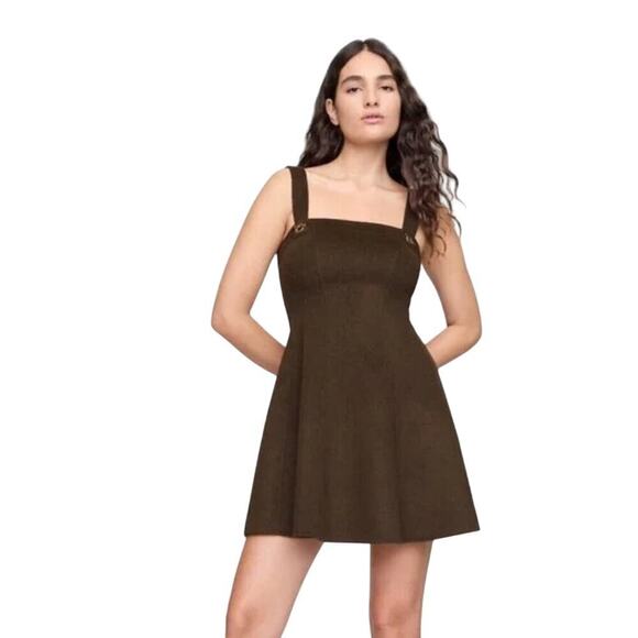 Gap × Cult Gaia Wool Mini Dress Sz 2 - Picture 1 of 6